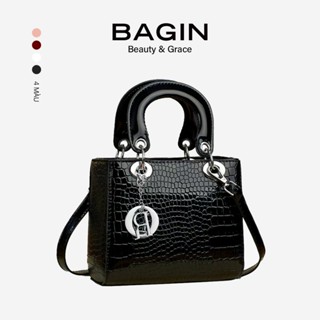 BAGIN Túi Quai Xách Nữ  Họa Tiết Da Cá Sấu Sang Trọng Túi Đi Tiệc Thanh Lịch