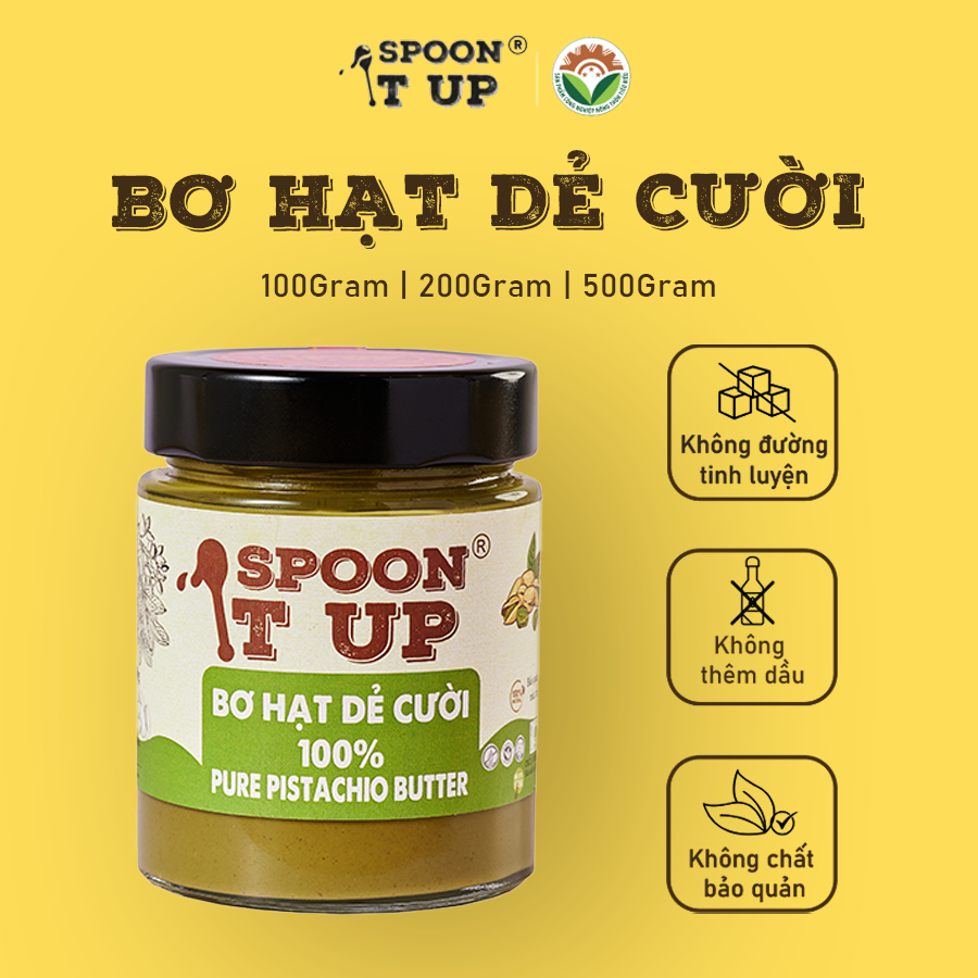Bơ Hạt Dẻ Cười Spoon It Up Nguyên Chất Không Đường Hương Vị Mới Lạ Hợp Làm Nhiều Loại Bánh