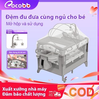 Cũi Gấp Gọn Di Động Đa Năng Cho Bé Kèm Màn Chống Côn Trùng - Di Chuyển Dễ Dàng & Tháo Lắp Siêu Tiện!