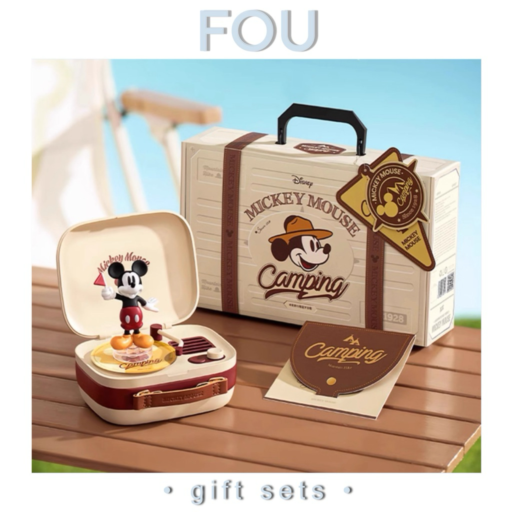 𝐅𝐎𝐔𝐘𝐔 Bộ Loa Nge Nhạc Vali Du Lịch Mickey Mouse