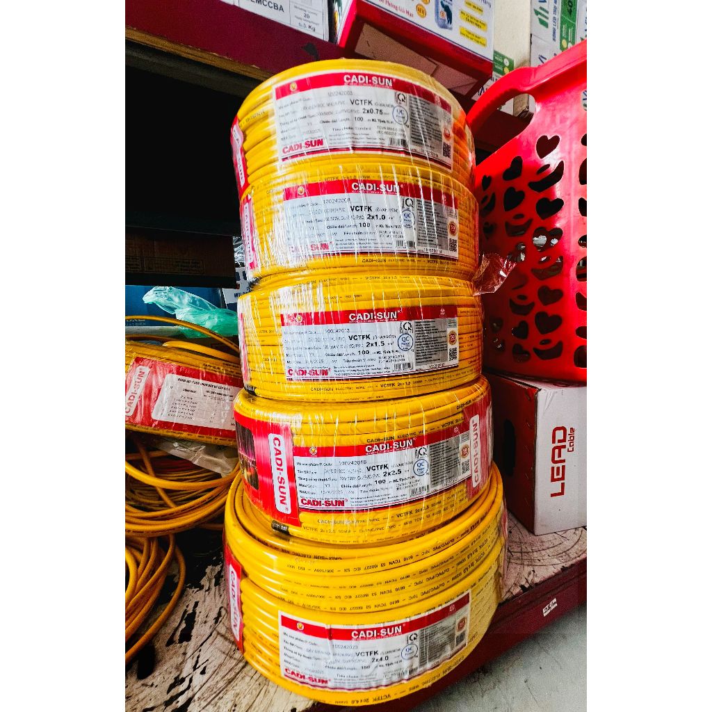 1M Dây điện đôi cadisun chính chất lượng cao.