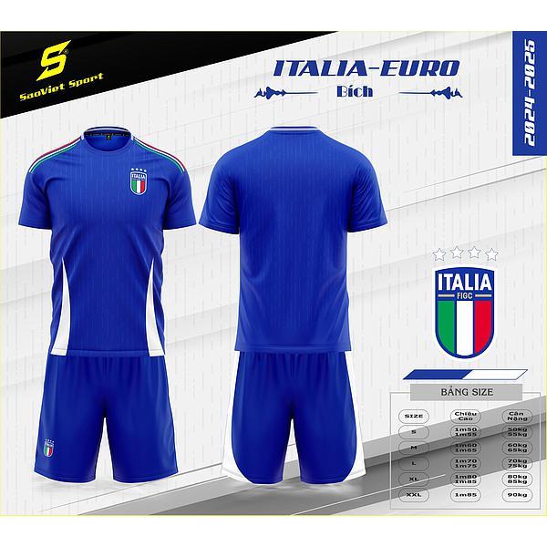 BỘ QUẦN ÁO THỂ THAO , BÓNG ĐÁ Thun Lạnh - ĐỘI TUYỂN ITALIA