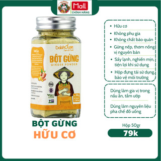 Bột Gừng Gingger Powder Dalahouse 50gr