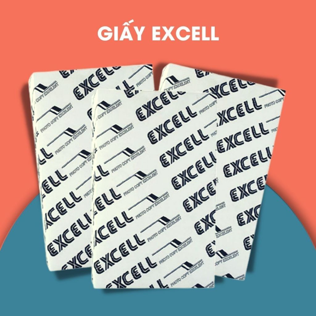 Giấy in, Giấy Photo văn phòng Excel A4 - Định Lượng 70.Gsm (500 Tờ) Một Ream - Indonesia