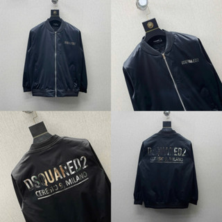  Áo khoác bomber gió nam PB in hoạ tiết chữ D2 cao su tráng gương bạc hai mặt basic boy phố AK286P 