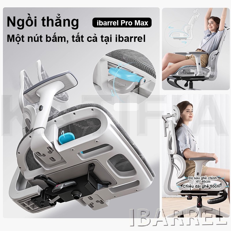 IBARREL Ghế Gaming Ghế Chơi Game Công Thái Học Ghế Máy Tính Ghế Tựa Lưng Thoải Mái Ghế Gaming | BigBuy360 - bigbuy360.vn