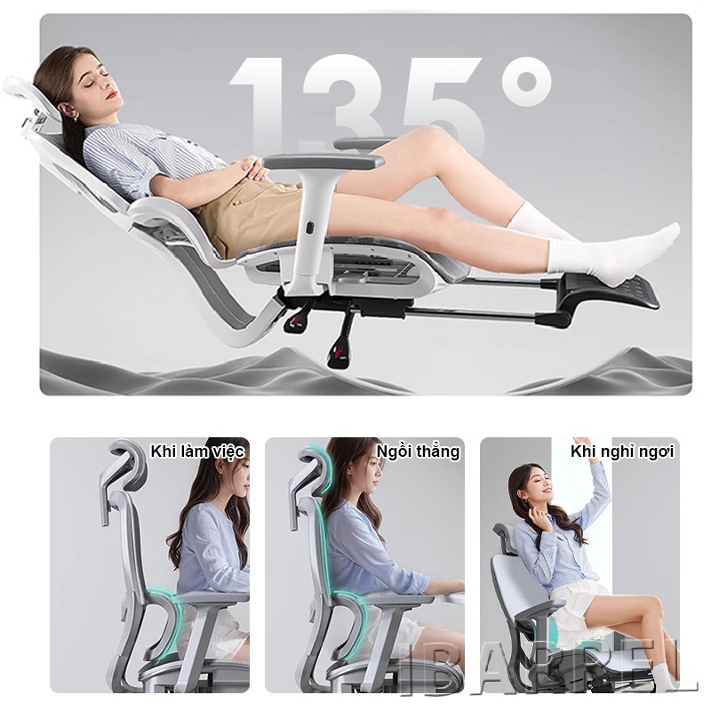 IBARREL Ghế Gaming Ghế Chơi Game Công Thái Học Ghế Máy Tính Ghế Tựa Lưng Thoải Mái Ghế Gaming | BigBuy360 - bigbuy360.vn