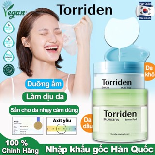 Toner Pad TORRIDEN Dive In Multi Pad / Balanceful Dạng Miếng Dưỡng Da Cấp Ẩm Tẩy Da Chết Làm Dịu Da
