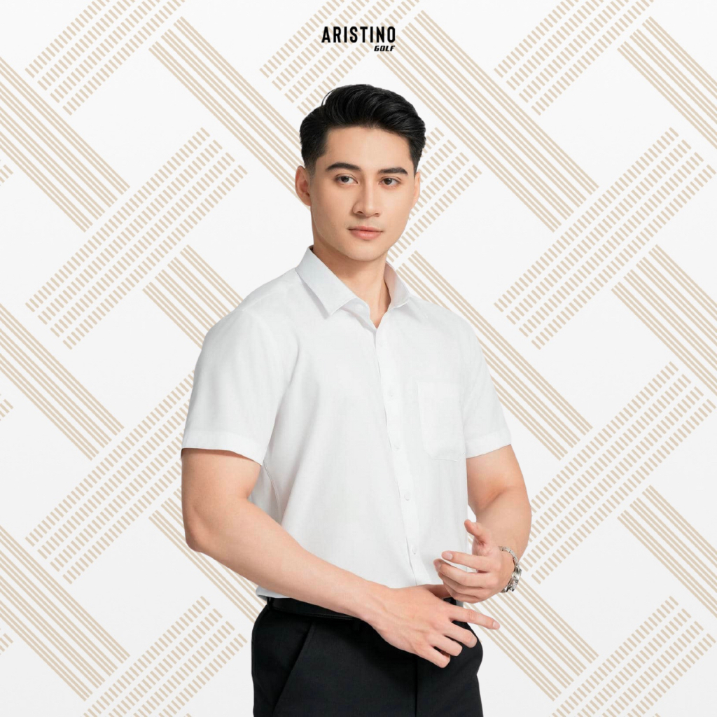 Aristino - Áo Sơ Mi Trắng Nam Aristino ASS502AZ