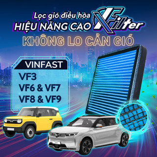  Lọc gió ô tô hiệu năng cao Vinfast  VF3  VF6  VF7  VF8  VF9  VF5  VFe34  Fadil  Lux A SA  Limo Green 