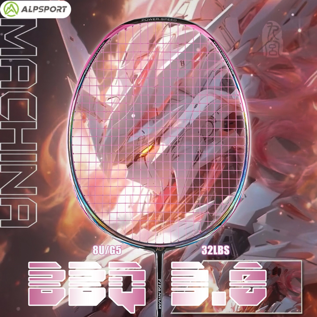 ​​ALPSPORT BBQ3.0 8U 32LBS 15KG Vợt Cầu Lông Chuyên Nghiệp Hồng/Đen Giao hàng từ Việt Nam​​ không tệ