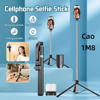 Gậy chụp ảnh tự sướng Selfie 3 chân,cầm tay,1M7 điều khiển từ xa có đèn Tripod chụp ảnh livestream