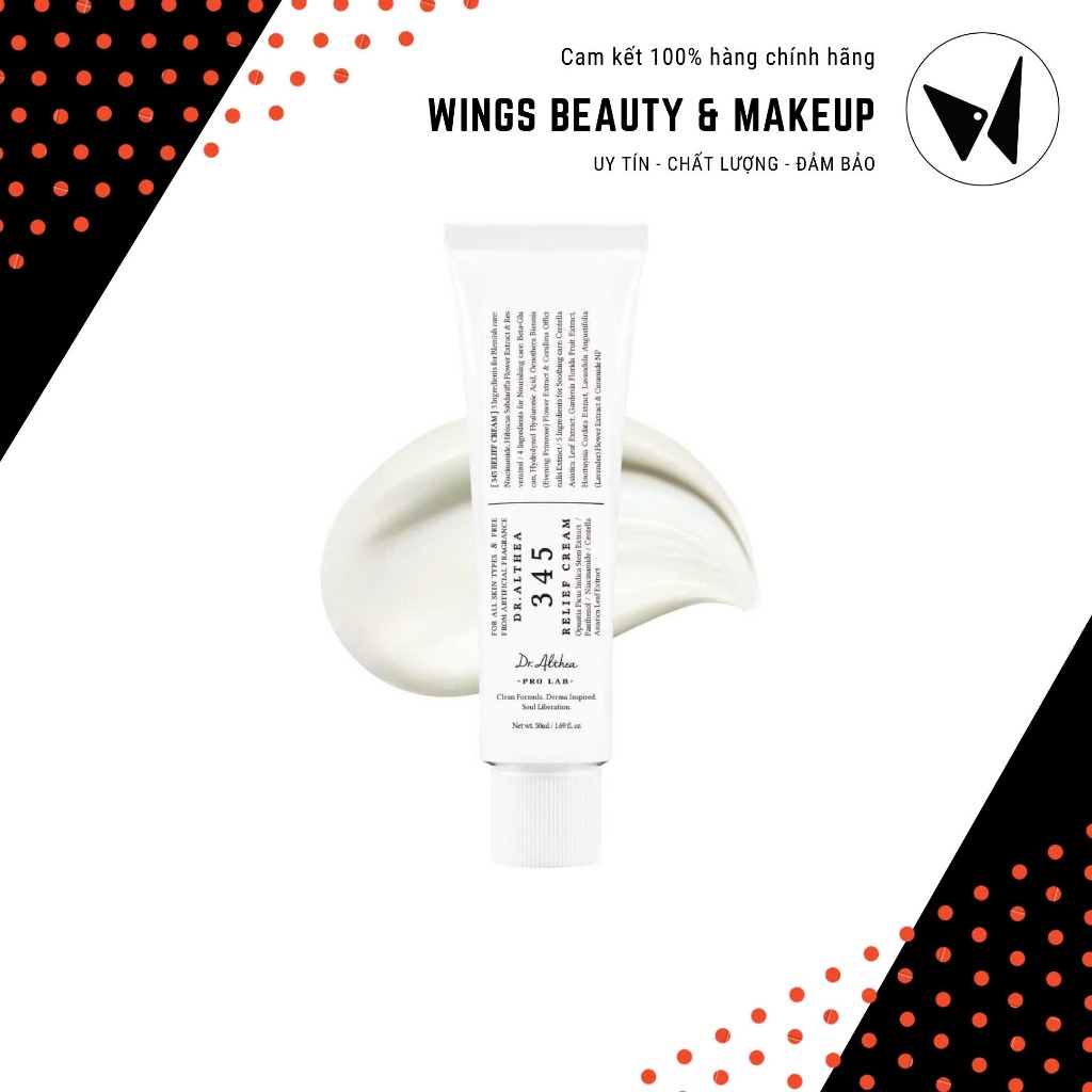 DR.ALTHEA - Kem Dưỡng Ẩm Phục Hồi Da Dr.Althea 345 Relief Cream