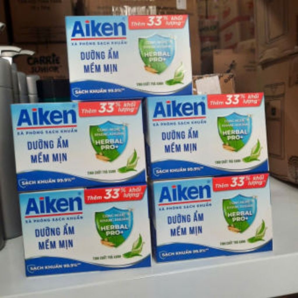 (Combo) Xà bông tắm Aiken 120g