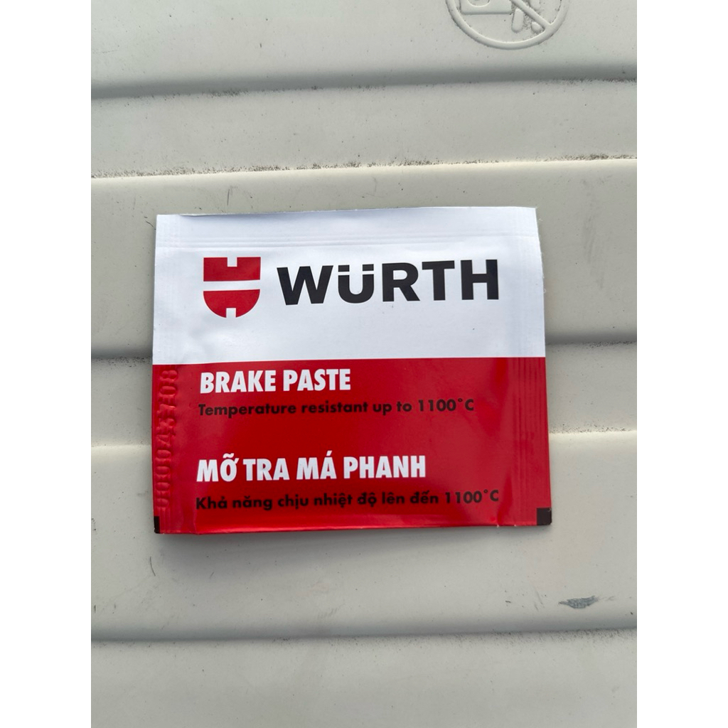 Gói mỡ tra má phanh Wurth Brake Paste 5.5g (Combo)