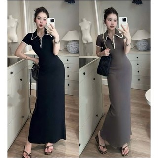 Đầm Body Nữ Dáng Dài MAYTY  D212, Váy Đầm Nữ Tay Ngắn Tông Dáng Trẻ Trung Co Dãn Dự Tiệc