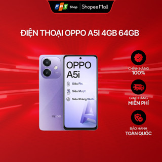   Chỉ GH tận nơi  Điện thoại OPPO A5i 4GB 64GB 