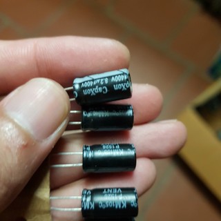[COMBO 20 Chiếc] Tụ Hóa 6.8uF 400V 8.2uF 400V 🍀 Tụ phân cực 400V cho nguồn AC đầu vào - Thay thế cho tụ nguồn vào