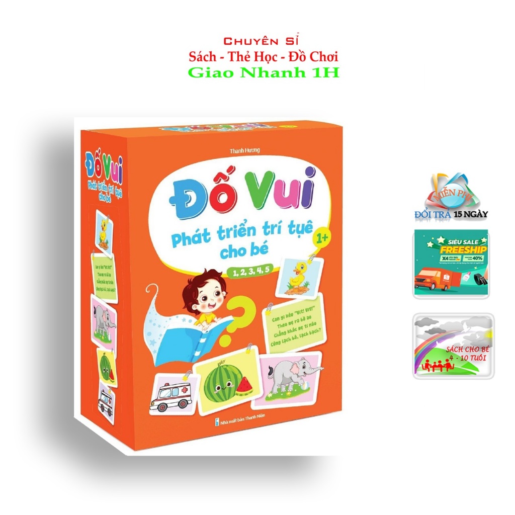ĐỐ BÉ VUI HỌC TRÍ TUỆ: Sách Đố Vui Cho Bé 3–6 Tuổi (5 Cuốn) - Bé Tư Duy Nhanh, Nói Hay Mỗi Ngày