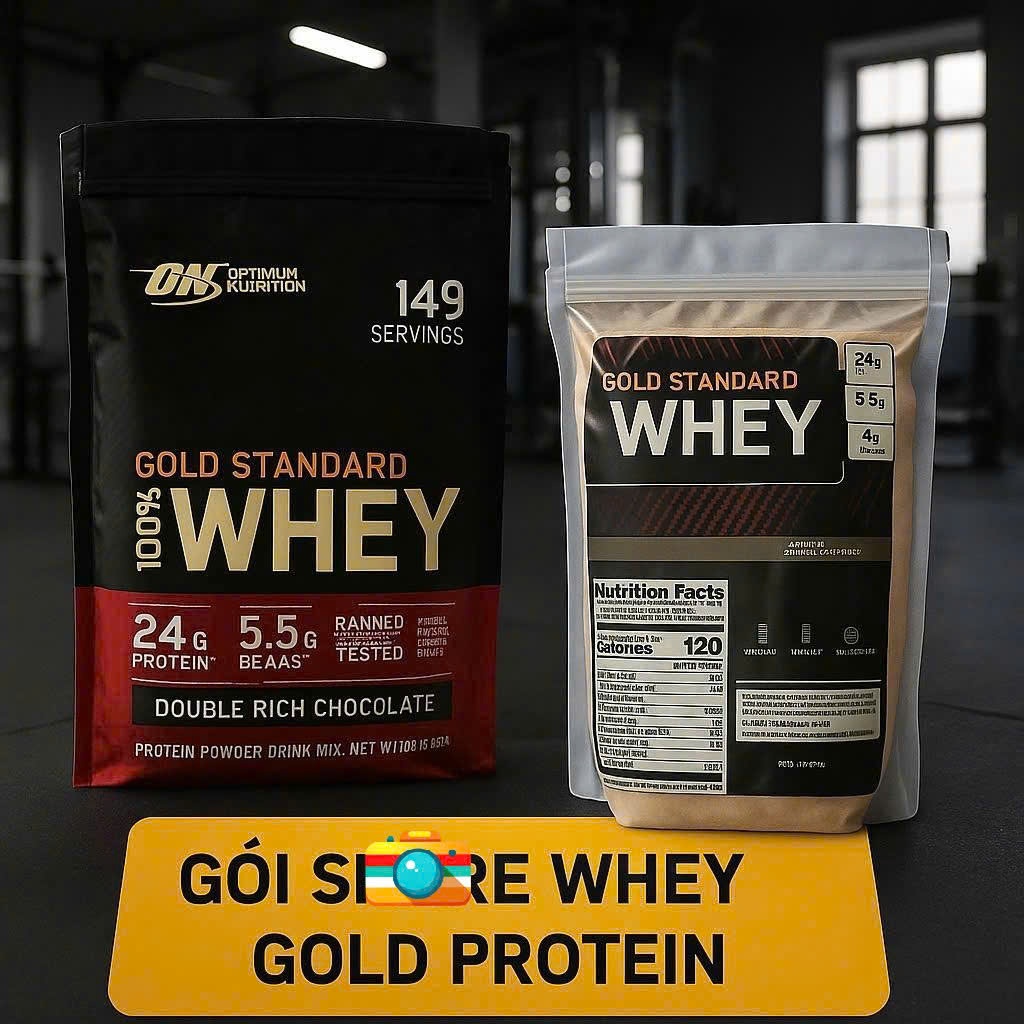 [TẶNG BÌNH LẮC] Gói 5lbs (2Kg5) Bột Sữa Dinh Dưỡng Gold Standard Optimum Nutrition