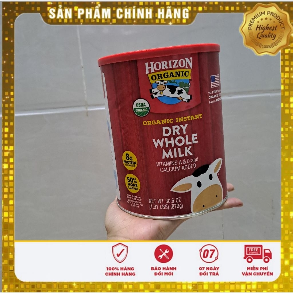 sữa tươi horizon bột mỹ bay air đủ bill chuẩn mỹ