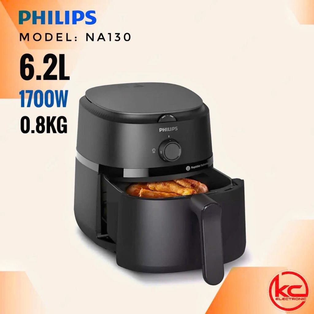 NỒI CHIÊN KHÔNG DẦU PHILIPS NA130 6.2L