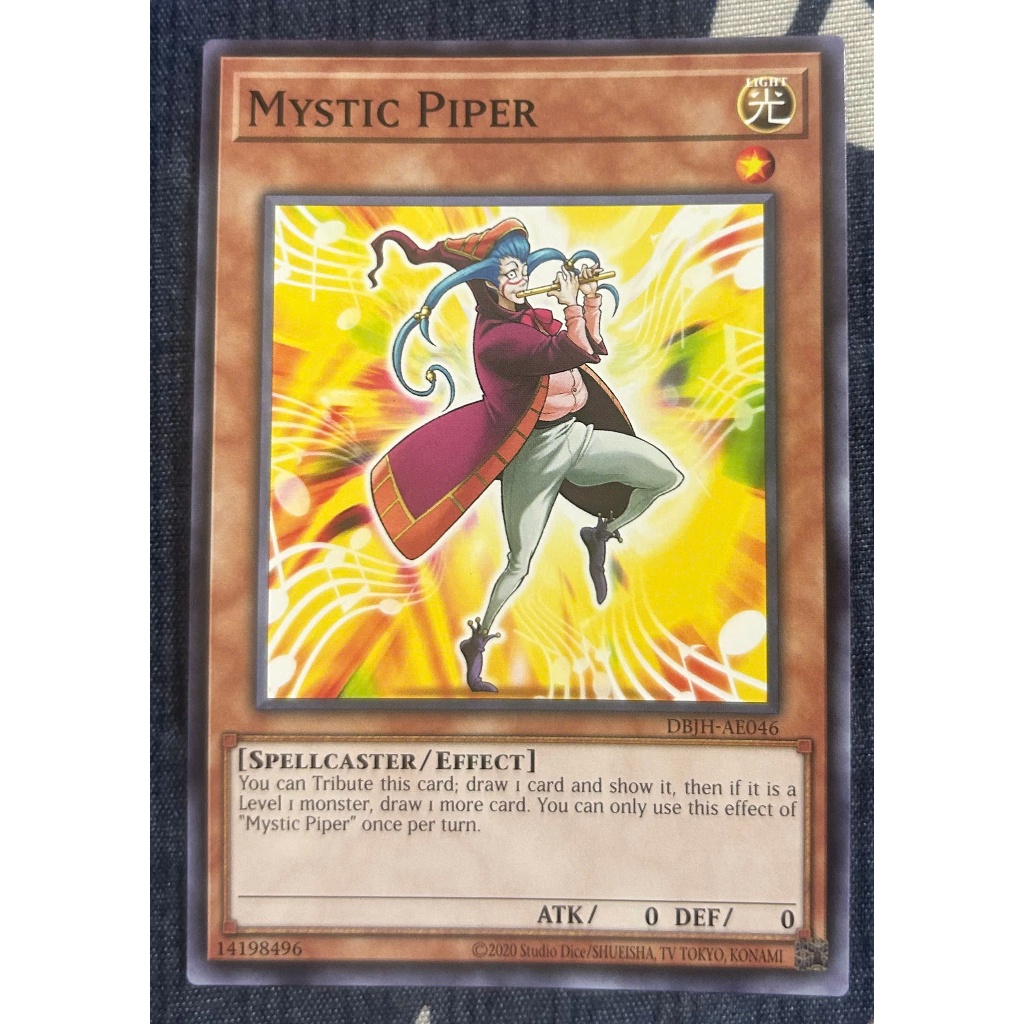 Thẻ bài Yugioh - DBJH-AE046 Mystic Piper (N)