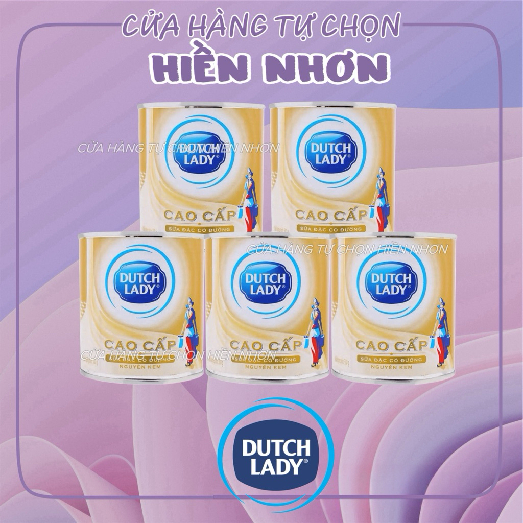 Sữa đặc có đường Dutch Lady Nguyên kem lon 380g
