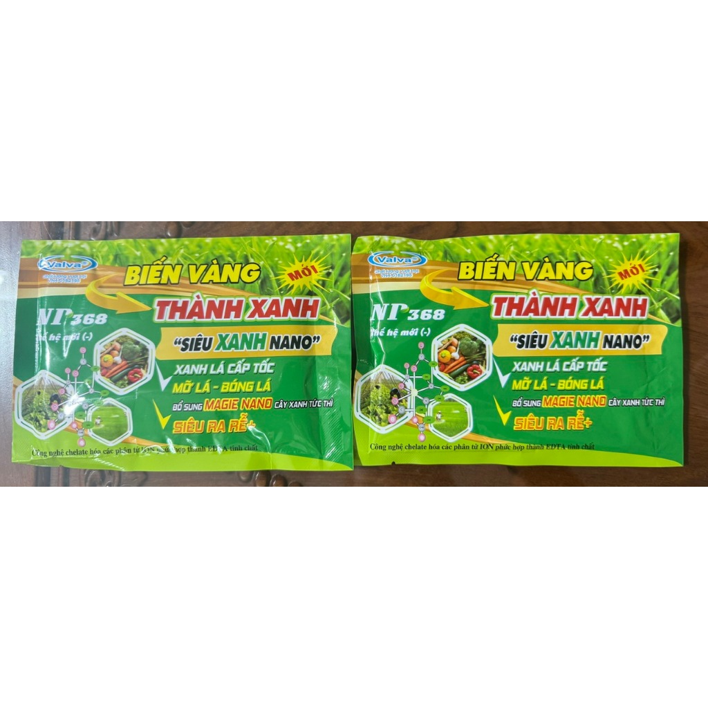 Phân Bón Biến Vàng Thành Xanh 80g – Siêu Xanh Nano, Bổ Sung Magie Nano, Siêu Ra Rễ, Mở Lá Bóng Lá