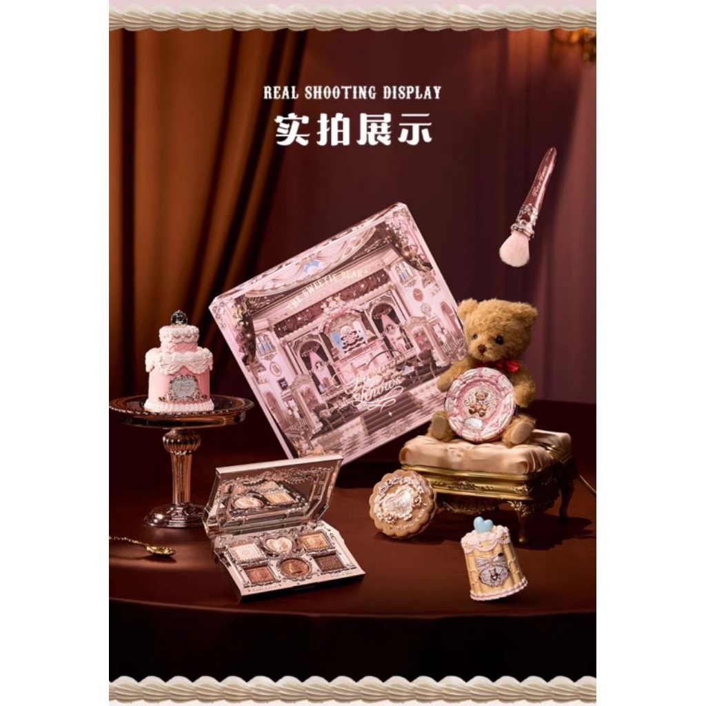 [ORDER] Set mini bộ mỹ phẩm trang điểm Sweetie Bear chính hãng Flower Knows