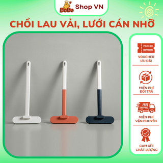 Chổi Lau Vải Cán Dài Đa Năng DoDo ShopVN - Bàn Chải Làm Sạch Bụi Vải, Thảm, Khe Giường Sofa Tiện Lợi