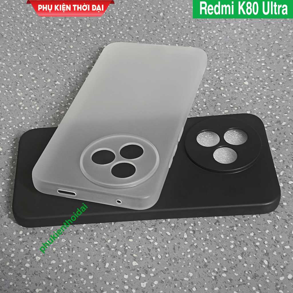 Ốp lưng Redmi K80 Ultra / K80 Pro / K90 / K90 Pro Max dẻo TPU mỏng ôm máy màu thế hệ mới