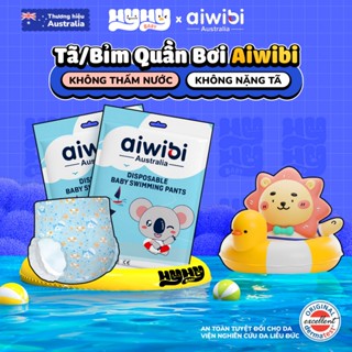  Tã Bỉm Quần Bơi Cho Bé AIWIBI Cao Cấp Chính Hãng Úc  - Tã Bỉm Bơi Chống Rò Rỉ Và Vi Khuẩn M L XL XXL XXXL 