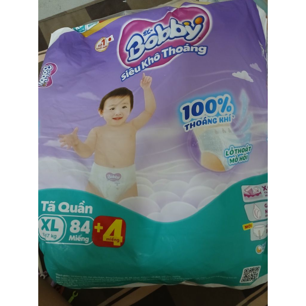 Miếng tách lẻ tã bỉm quần Bobby size XL