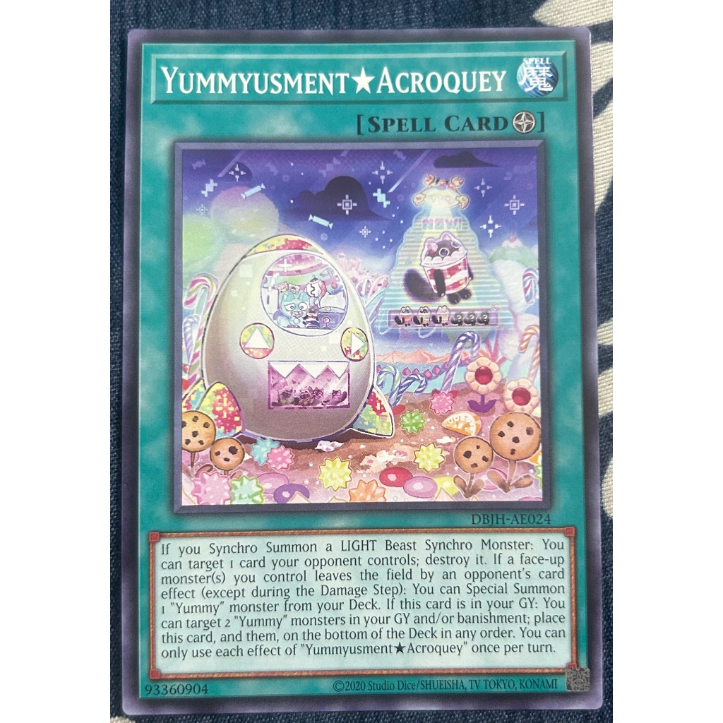 Thẻ bài Yugioh - DBJH-AE024 Yummyusment?Acroquey (N)