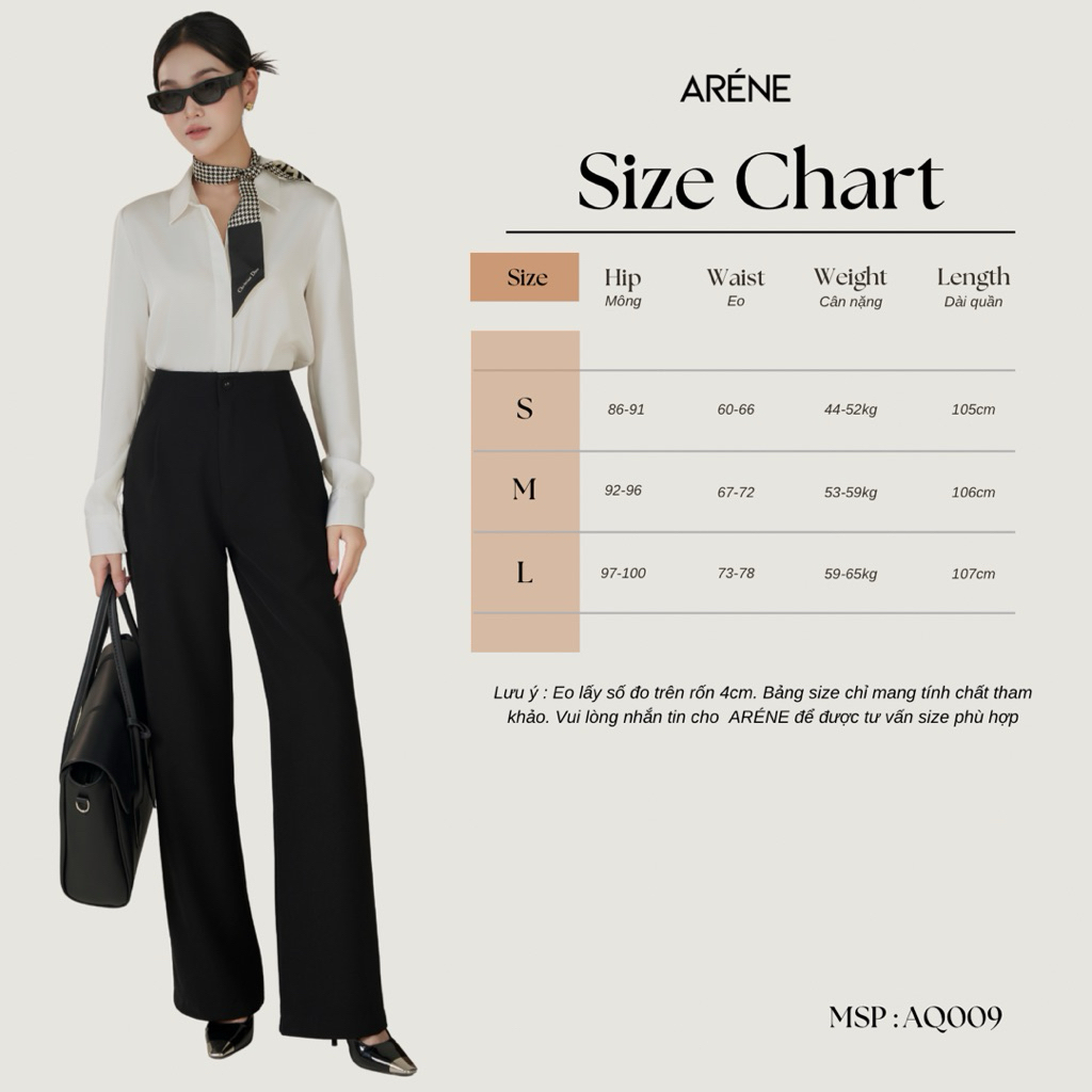 Quần xuông công sở ARÉNE AQ009 | BigBuy360 - bigbuy360.vn