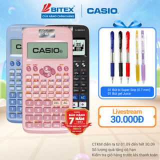 [LIVE] Máy tính Casio Fx-580VNX màu đen/ xanh/ hồng dành cho học sinh, sinh viên