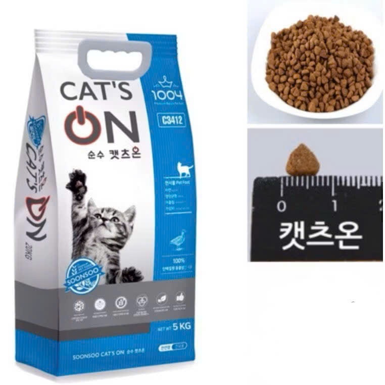 [NGUYÊN SEAL 5KG] CAT’S ON 5KG THỨC ĂN CHO MÈO MỌI LỨA TUỔI - BAO NGUYÊN SEAL