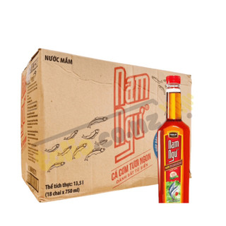THÙNG NƯỚC MẮM NAM NGƯ CHIN-SU 18 CHAI 750ml 12 ĐỘ ĐẠM