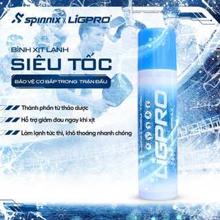  Xịt lạnh giảm đau siêu tốc Ligpro giảm đau chấn thương sơ cứu thể thao dung tích 200ml 