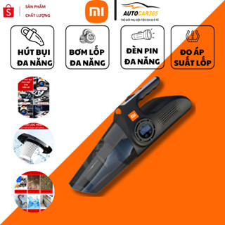 Máy Hút Bụi Ô Tô Xiaomi 5in1 DC12V – Hút Bụi Cầm Tay, Bơm Lốp, Đo Áp Suất, Đèn Pin, BH 12 Tháng