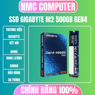  Ổ cứng SSD GIGABYTE 4000E 500GB M2 2280 NVMe Gen4x4 chính hãng bảo hành 36 tháng 