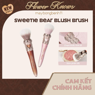  Cọ má hồng FLOWER KNOWS BST mới Sweetie Bear Bánh Gấu 