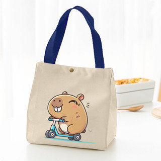 Túi Vải Tote Nhỏ Đựng Hộp Cơm XinhStore Vuông