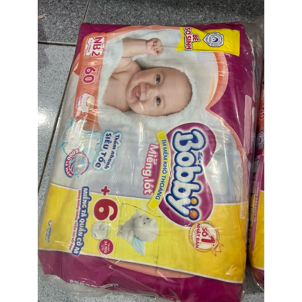 Tã/Bỉm Quần Bobby NB1/ NB2/ SS70/ S56/ LD68