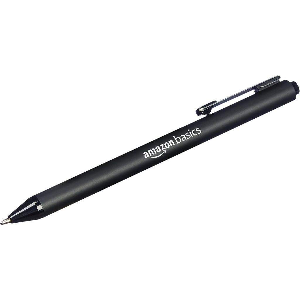 Amazon Basics Ballpoint Pen, 1.2 mm, Pack of 12, Black