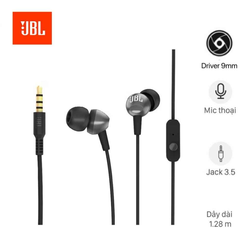 Tai Nghe Có Dây Nhét Tai JBL C200Si - Chính Hãng PGI