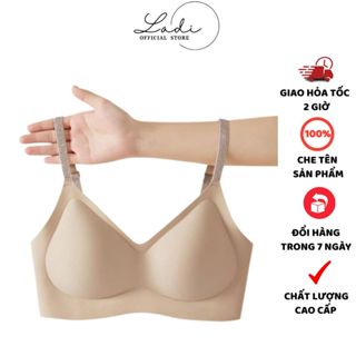 Áo Lót Nữ Áo Bra Nữ LADI Đúc Su Có Hương Hoa Kháng Khuẩn Dây Đeo Lấp Lánh Đệm Dày Không Gọng Nâng Ngực Chống Xệ Mã V09