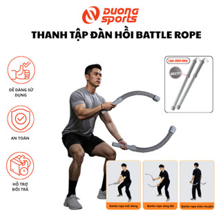 Thanh tập đàn hồi battle rope - DƯƠNG SPORT  Dụng Cụ Tập Luyện Thể Lực, Hỗ Trợ Các Bài Tập Toàn Thân, Tập Tay