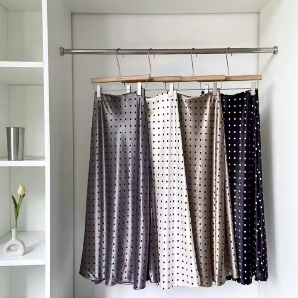 Chân Váy Midi Dáng Dài Chất Liệu Lụa Satin Mềm Mịn SC606 Chân Váy Midi Lụa Đuôi Cá Nhẹ Dáng Dài | BigBuy360 - bigbuy360.vn